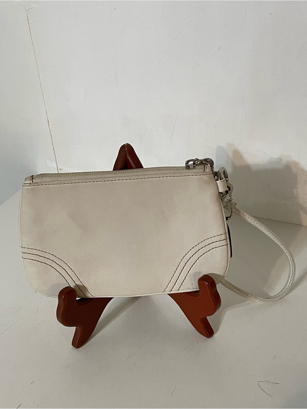 Coach Wristlet in Cream